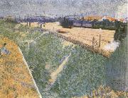 Charles Angrand The Western Railway Leaving Paris oil on canvas